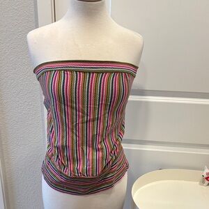 EUC Trina Turk Striped Tube Top